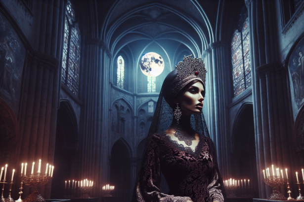 trad goth dress